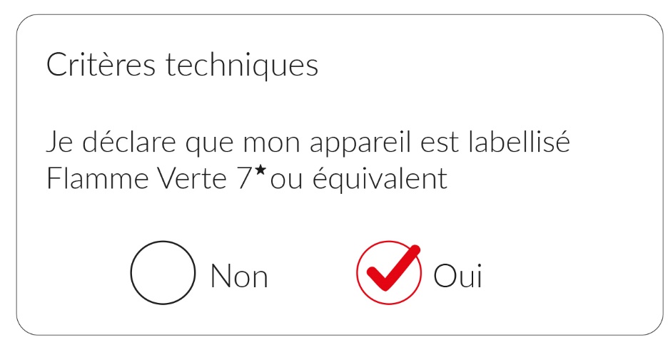 labellisé Flamme Flamme Verte 7★