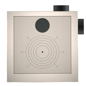 dettaglio Flera rökgasutgångar i mitten + till höger