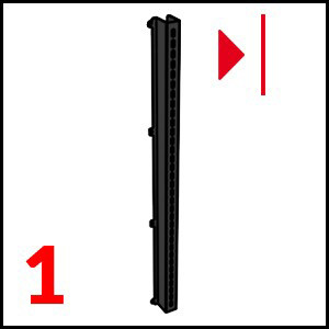 dettaglio Black L. (LxH) mm