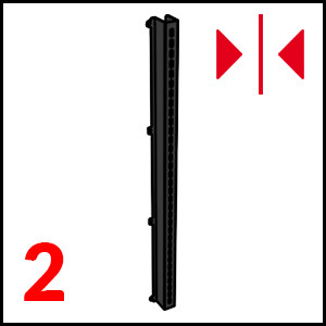 dettaglio Black L.+R. (LxH) mm