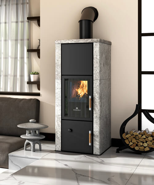 Wood-burning thermo stoves