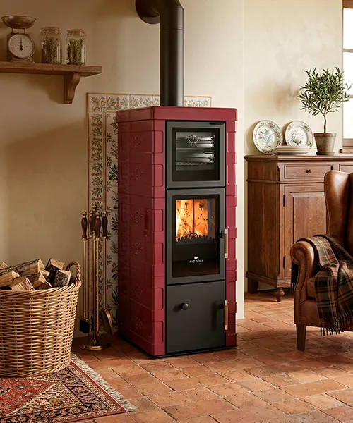 Vattenmantlade braskaminer