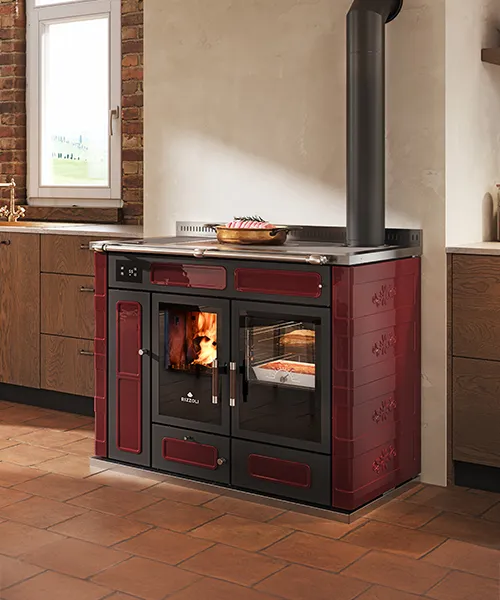 Vattenmantlade vedspisar