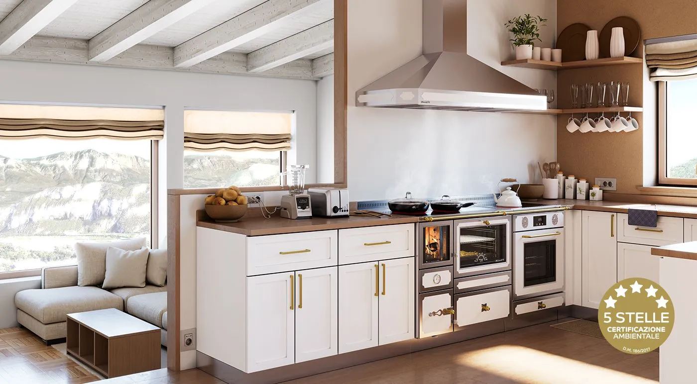 Termocucine a legna: qualità certificata 5 stelle