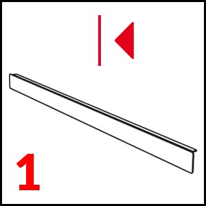 dettaglio Rechtes Inox-Profil