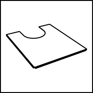 dettaglio Kryt várnej platne v prevedení – nerez ,  pre výstup dymu v strede hore