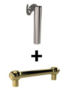 dettaglio + Rustic brass