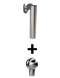 dettaglio + Stainless Steel knob