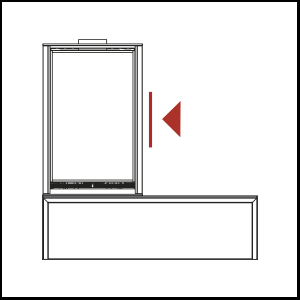 dettaglio X Living posizionata a sinistra + Panca