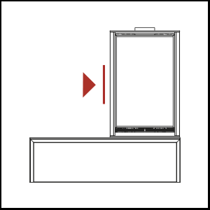 dettaglio X Living posizionata a destra + Panca