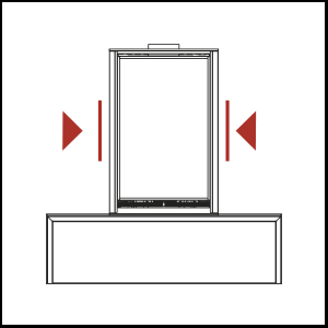 dettaglio X Living posizionata al centro + Panca