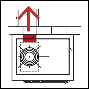 dettaglio Durchheize (z.B. für Kachelofen)